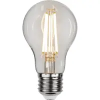 Star Micronics 3 standen - Standaard bol - E27 - 6.5W - Warm Wit - 3000K - Filament - Helder