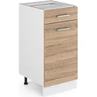 Vicco Keukenonderkast R-Line Sonoma 40 cm zonder werkblad, Model 29702