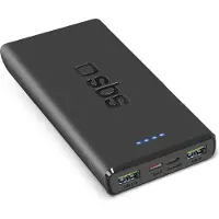 SBS Powerbank 10000 Mah Voor Telefoons Snel Opladen Stroomafgifte 20W