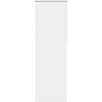 vidaXL Rolgordijn verduisterend 70x210cm stofbreedte 65,7 cm wit