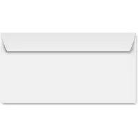 Clairalfa enveloppen DL 110x220mm wit venster rechts 35x100mm 250 stuks