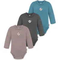 Normani Rompertje/body 'Tuai' blauw / grijs / pink / wit