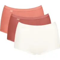 Sloggi Broekje 'Basic+ Maxi' kersrood / watermeloen rood / wit