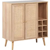 Beliani PAGET - Dressoir - Lichthout - Vezelplaat