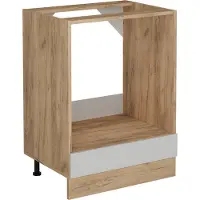 Vicco R-Line Ovenombouwkast – 60 cm zonder werkblad Wit Landhuis