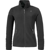 Schöffel Functionele fleece jas zilvergrijs / zwart