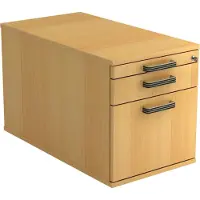 Hjh OFFICE PRO SIGNA TC20 SG - Rolcontainer Beuken Hout met ophangsysteem Greeplijst kunststof