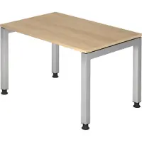 Hjh OFFICE PRO JAVA 12 S - 120x80 Eiken Tafelhoogte I In hoogte verstelbaar