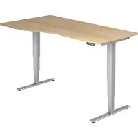 Hjh OFFICE PRO XDSM 18 S - 180 x 100 Eiken Tafelhoogte I Elektrisch in hoogte verstelbaar