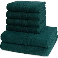 Ross Dames en Heren 4 X handdoek 2 X douchedoek - per set Cashmere feeling