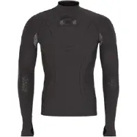 Megmeister Cycling Turtleneck Base Layer Grey-M/L