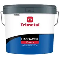Trimetal Magnacryl Velours - Watergedragen binnenmuurverf met fluweelachtig aspect - Kleur RAL 9001 Cremewit - 5 L