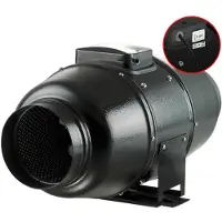 Vents TT Silent buisventilator 160 mm – Met 2-standen schakelaar – Geïsoleerd – 555 m³/h