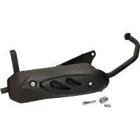Tecnigas Silent Pro Black Shield Sym Fiddle Ii 50 4t Gehomologeerd Compleet Uitlaatsysteem