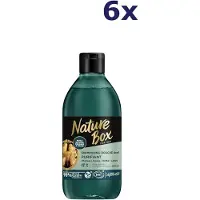 Nature Box 6x - 4-in-1 reinigende douchegel en shampoo - Met notenolie 250ml