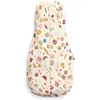 ErgoPouch Cocoon inbaker slaapzak - 1,0 Tog - 2-in-1 Slaapzak - Combi Slaapzak Baby + Inbakerslaapzak - Slaapzakken - Slaapzak 80 cm - Bon Appetit