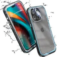 Catalyst Total Protection Waterproof Case iPhone 16 Pro Max Zwart - CATIPHO16BLKLP
