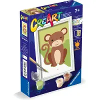 Ravensburger - CreArt - Wild Monkey - Schilderen op Nummer - Vanaf 7 jaar