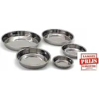 Topmast Puppyschaal RVS - Groot 25 cm - per 3 stuks