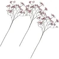 Chaks Kunstbloem Gipskruid - 3x - 60 cm - roze - tak - kunst bloem - Gypsophila