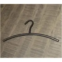 Meubelplaats Garderobehanger ronde buis per 6 - zwart - set van 6