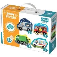 Trefl Voertuigen 4-in-1 puzzel - 3/4/5/6 stukjes