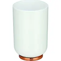 MSV Pretty Tandenborstelhouder - Tumbler Badkamer voor Tandenborstel en Tandpasta - Vochtbestendig en Eenvoudig te Reinigen - 6,5 x 10,5 cm