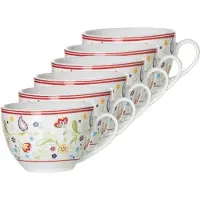 Ritzenhoff & Breker Kaffeetassen Shanti 180 ml Set van 6