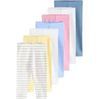 Next Leggings geel / lichtgrijs / rosa / wit
