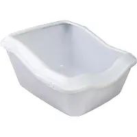 Trixie Kattenbak Cleany Cat Met Rand Wit - 54X45X29 CM