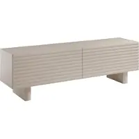Vente-unique Tv-meubel met 2 deuren van MDF - 150 cm - Beige - LUDIMA