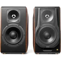 Edifier S3000MKII - Luidspreker - voor tv - 2.0-kanaal - draadloos - Bluetooth - door app geregeld - 256 watt (Totaal) - 2-weg - bruin