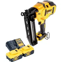 DeWalt Tacker + spijkerpistool, DCN 660 P2 accu spijkerapparaat 18V 32 - 63 mm borstelloos + 2x accu 5.0 Ah + lader