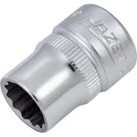 Hazet Dopsleutel 880Z-10 · 3/8 inch (10 mm) vierkant hol · Buitentwaalfkant tractieprofiel · SW 10 mm