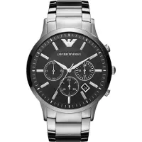 Giorgio Armani Renato Heren Horloge Zilverkleurig AR2460