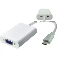 Microconnect HDMVGA2, 0,15 m, HDMI Type A (standaard), VGA (D-Sub), Mannelijk, Vrouwelijk, Verguld