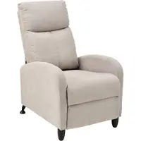 En.casa Verstelbare relaxfauteuil 102x60x92 cm stof bruin