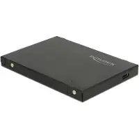 DeLOCK externe 2,5'' behuizing voor M.2 NVMe PCIe SSD (max. 80mm) - USB3.1 (USB-C) / zwart