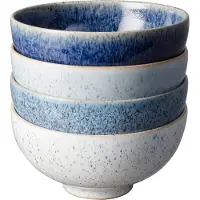 Denby Rijstkom Studio Blue Mixed 480 ml (Set van 4)