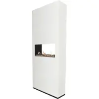 Xaralyn Bio-ethanol haard - Ambiance BCW - wit hout - 3,5 KW verwarming - echte vlammen - geen rookafvoer nodig