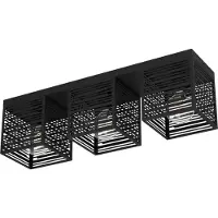 Eglo Plafondlamp Piedritas Zwart 3xe27