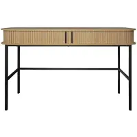 Fonq basic Panel Bureau - B 120 cm - Eikenbruin