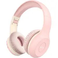 EarFun K2 Kids - Draadloze Kinderkoptelefoon - 85 dB Volumebegrenzing - 40 uur Batterijduur - Bluetooth - Opvouwbaar - Roze