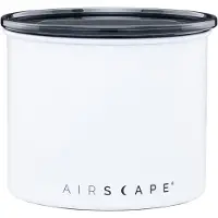 Airscape - Airscape - Koffiebonen - Voorraadpotten - Vacuuum - Koffie - Staal - Mat Wit - 250 gram