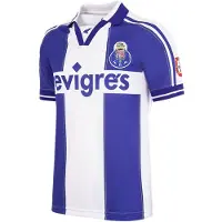 Copa FC Porto 1998-99 Retro Voetbalshirt Blauw Wit