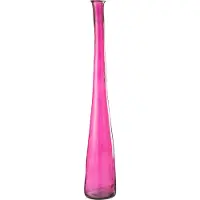 J-Line Vaas viooltje glas fuchsia large