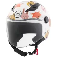 BHR 838 Kids – Kinderhelm Scooter – Veiligheid voor uw Kind – Scooterhelm voor Kinderen – Kinderhelm Motor - Safari – Maat M