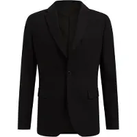 Fundamentals - Heren slim fit blazer - THE FLEX SUIT - Slim/Tall fit - Zwart - Maat: 50L
