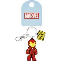 Peers Hardy Avengers Iron Man Silicone Red and Yellow Keychain