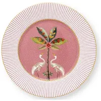 Pip studio Ontbijtbord La Majorelle Pink 17 cm (Set van 6)